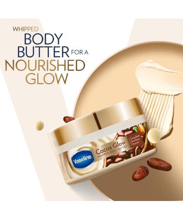 Vaseline Cocoa Glow Whipped Body Butter 180 g. Cocoa & Shea Butter for Glowing Soft Skin - Buy Online on SooperMarket.com