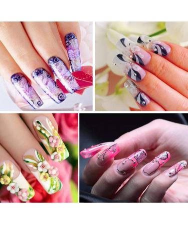 Yimart 500pcs French Acrylic Style False Nails Tips - White | Nail Art Tips With Box - Buy Online on SooperMarket.com