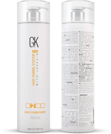 GK HAIR Global Keratin Deep Conditioner Masque 1000ml - Intense Hydrating Treatment for Dry, Damaged, Color-Treated Hair - Buy Online on SooperMarket.com