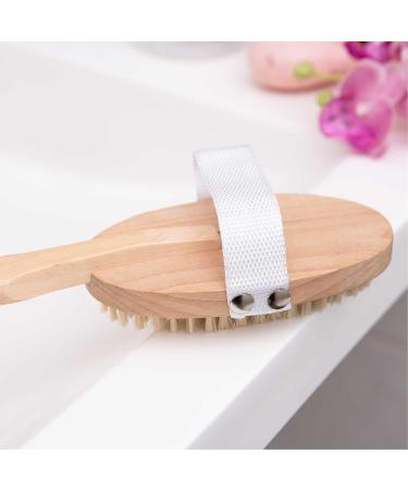 SIDCO Wooden Bath Brush | Back Brush & Sauna Massage Brush for Exquisite Relaxation | International Shipping - Buy Online on SooperMarket.com