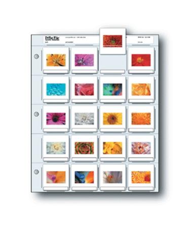 Printfile Top Load Holds 20 35mm Slides 100 Pack - Printfile 2X220B100