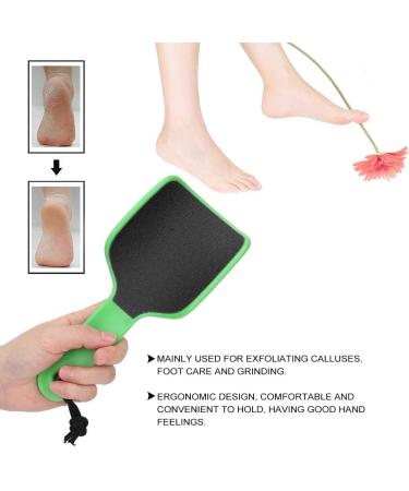 Curved Foot File Eurobuy Double-Sided Pedicure Foot File Plastic Dead Skin Foot File Callus Remover with Handled Grip Foot File Pedicure Rasp for Exfoliating Removing Dead Skin Tools Green - Buy Online on SooperMarket.com