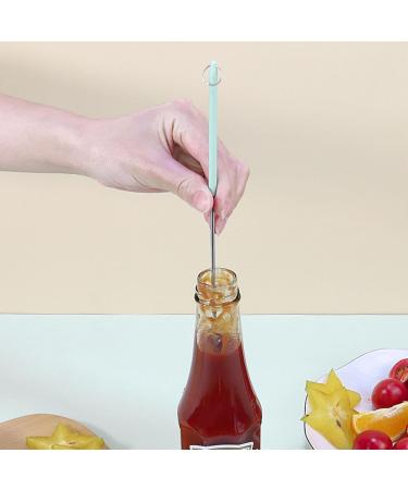Retractable Silicone Spatula & Spoon - Easy Clean Portable Design for Cosmetics & Lip Gloss - Buy Online on SooperMarket.com