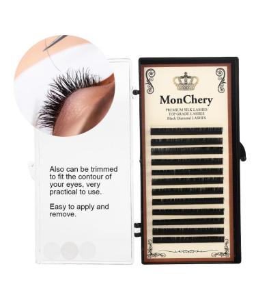 Filfeel C Curl False Eyelashes - Natural Silk Protein Thick & Densely Packed (12mm) | Premium Eyelash Extensions for Flawless Makeup - Buy Online on SooperMarket.com