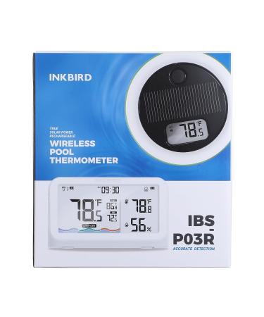 Buy Inkbird IBS-P03R Solar Radio Pool Thermometer - IP68 Waterproof High Precision Floating Water Thermometer for Pools Ponds & Whirlpools - Buy Online on SooperMarket.com