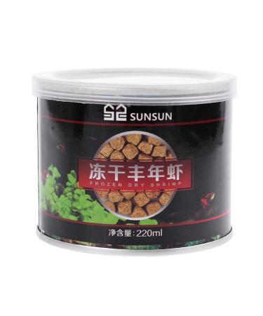 for Turtle Food Dried Freeze Shrimp Eggs for Ornamental Fish Water Turtles Small Pets 220ml 500ml Sealable Can Style2