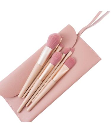7 Piece Beige Eye Makeup Brush Set - Advanced Synthetic Brushes for Eyeshadow Eyeliner Concealer & Contour | International Shipping Available - Buy Online on SooperMarket.com
