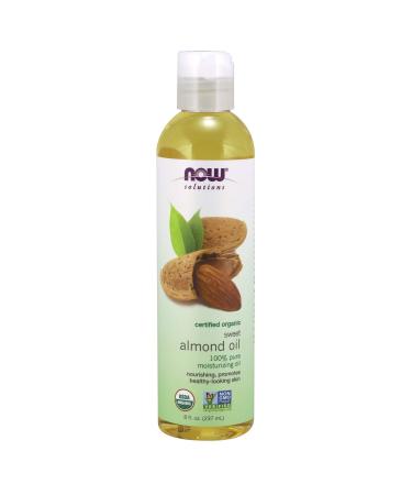Now Foods Solutions Organic Sweet Almond Oil 8 fl oz (237 ml)