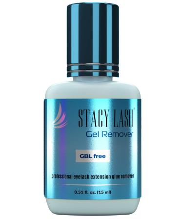 Gel Remover for Eyelash Extension Glue Stacy Lash (0.51 fl.oz / 15 ml) / GBL Free/Fast Lash Adhesive Dissolution time - 60 Seconds/Aquamarine Color and Pleasant Smell