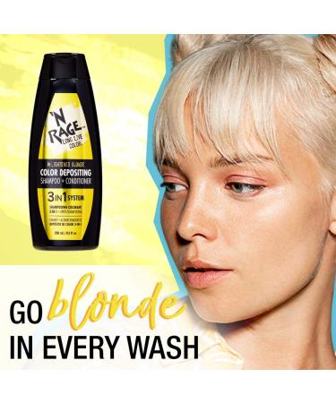 Nrage Color Depositing Shampoo & Conditioner - N-Lightened Blonde 8.5oz | International Shipping Worldwide - Buy Online on SooperMarket.com