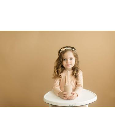 NEUTBABY Silicone Cup | Durable 3 Stage Toddler Cups | Easy to Clean Muted Color Cup in Sand Beige - Buy Online on SooperMarket.com