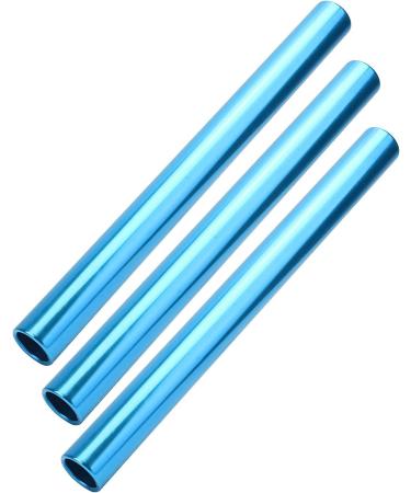 Keenso 3 Pcs Aluminum Alloy Relay Race Baton for Track and Field Sprint Match - Blue - Buy Online on SooperMarket.com
