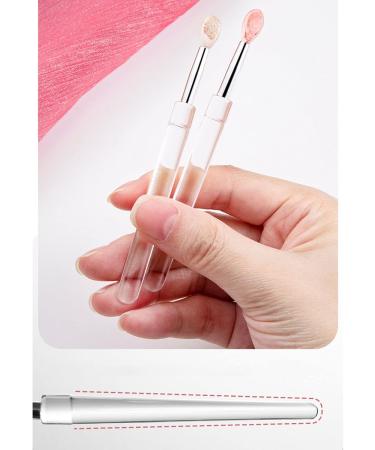 Silicone Lip Brush Makeup Brushes With Dirt-proof Caps Lipstick Applicator Brushes For Lip Gloss Lip Eyeshadow Silicone Lip Brush Set Silicone Lip Brushes With Covers - Buy Online on SooperMarket.com