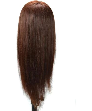 Adjustable Female Tailor Puppet with Human Hair - Training Curls & Styling Dummy Head for Wig Tailoring - Buy Online on SooperMarket.com