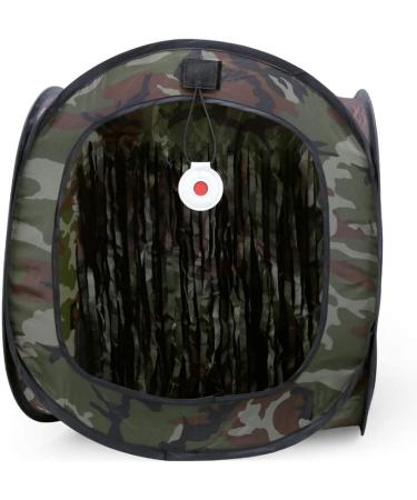 Foldable Portable Airsoft Target with BB Trap, Slingshot Target Box Collection Box, Reusable Training Hunting Practice Net