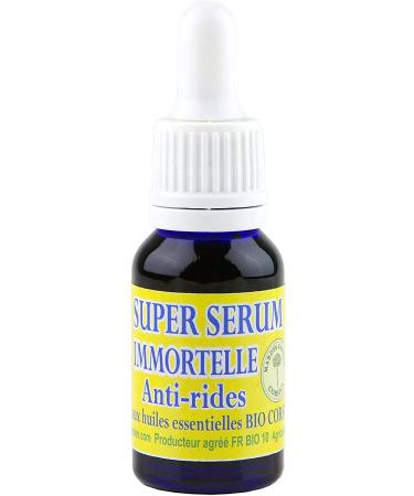 Super SERUM Immortelle Anti Wrinkle 15ml enriched in Organic Essential Oil Helichrysum ITALICUM