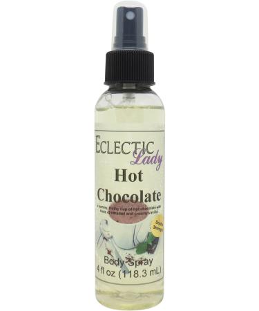 Hot Chocolate Body Spray 4 ounces Body Mist for Women with Clean Light & Gentle Fragrance Long Lasting Perfume with Comforting Scent for Men & Women Cologne with Soft Subtle Aroma For Daily Use 4 Fluid Ounces