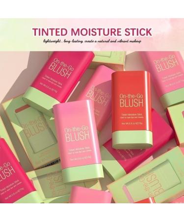 Lovelycat On-the-Go Makeup Blush Stick Tinted Moisture Stick Shadow Lips Cheek Blusher Creamy Makeup Long Lasting Natural Nude Makeup for All Skin (3PC) - Buy Online on SooperMarket.com