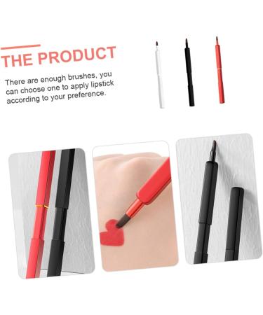 PLAFOPE 3pcs Retractable Lip Brush Cosmetics Brush Lipstick Applicator Makeup Brush Lip Balm Brush Makeup Tool Eyeshadow Applicator Eyeshadow Brush Lipstick Lip Mask Applicator - Buy Online on SooperMarket.com