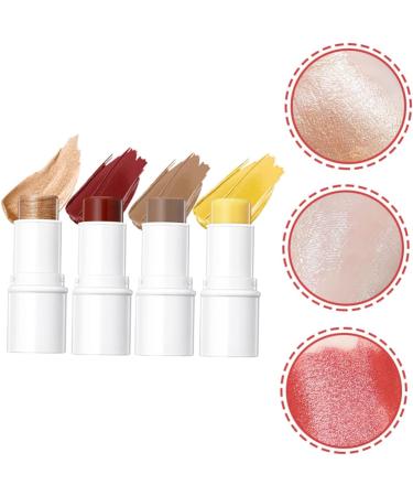 Healvian 1 Set Contour Stick Makeup Blush Facial Kit Wand Stick Neopentyl Di(ethylhexanoate) Ester - Buy Online on SooperMarket.com