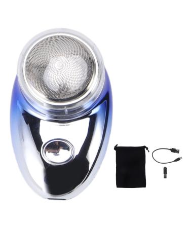Electric Beard Trimmer Rechargeable Lightweight Portable Barber Clipper with USB Charging Powerful Shaving (Gradient Blue)