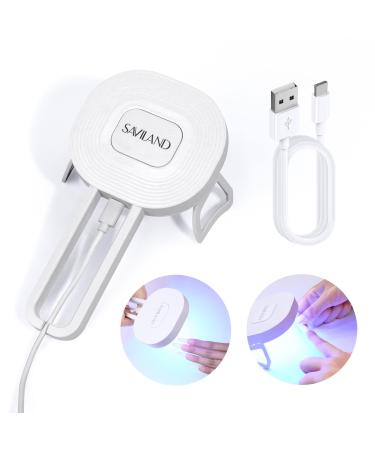 SAVILAND U V Light for Nails - 36W Portable Handheld Mini U V LED Nail Lamp for Gel Nails Curing All Soak-Off U V Folding Stand Nail Dryer Easy to Use for Nail Art Tool for Home DIY Salon