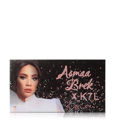 K7L Asmaa Brek X 18 Color Eyeshadow Palette - Vibrant International Shipping & Best Quality Makeup - Buy Online on SooperMarket.com