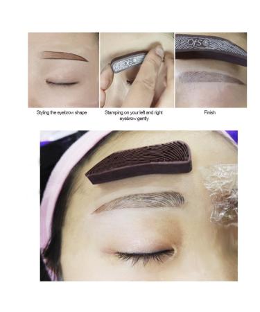 Premium Waterproof Eyebrow Powder & Stamp Kit - Natural Brow Makeup with Brushes Mirrors & 4 Stencils - Perfect for Flawless Brows Anytime - Buy Online on SooperMarket.com