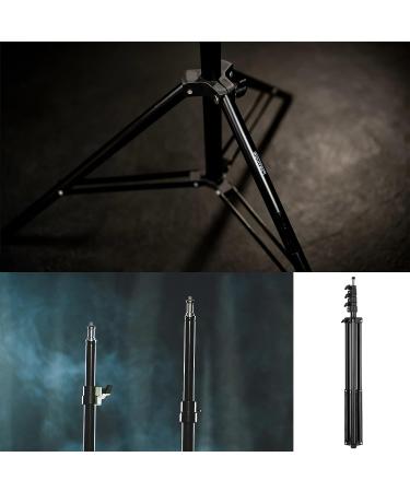 Fovitec 7'6 Spring Cushioned Background Stand Kit with Clip - Ideal for Pop Up Backdrops, Chroma Key Green Screens & Reflectors - Buy Online on SooperMarket.com
