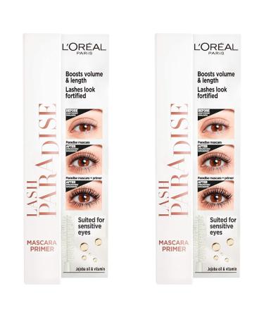 L'Or al Paris Primer for Mascara for length volume and longer hold of the mascara lash paradise primer transparent 7.2 ml (pack with 2) 7.2 ml (2 pack)