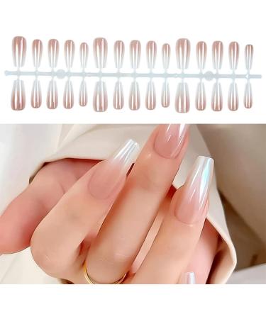 Ruarby Semi Cured Gel Nail Strips French Style Gel Nails Stickers Nails Art Stickers Nails Polish Strips Gel Wraps for Nails BSS0368 - Buy Online on SooperMarket.com