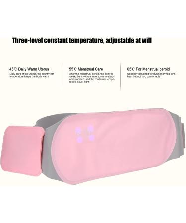 Warm Uterine Belt - USB Rechargeable Waterproof Heating Pad for Menstrual Cramps | 3 Gears Portable Polyurethane Pillows - Buy Online on SooperMarket.com