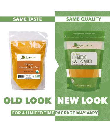 Kevala Organic Turmeric Powder 16 oz - Natural Superfood for Health & Wellness - Buy Online on SooperMarket.com