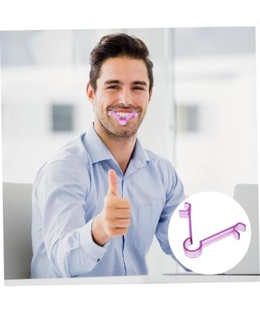 Gogogmee Lip Muscle Trainer Mouth Mouth Trainer Lip Exerciser Lip Trainer Face Exerciser Lift Mouth Tightener Slimming Exerciser Muscle Tightening Face Exerciser 9.30X7.70X1.50CM Purple - Buy Online on SooperMarket.com