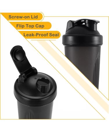 KANGSIT Protein Shaker Bottle 400ml Purple | Stainless Steel Mixing Ball | BPA- and DEHP-free | Leakproof Flip On Lid | Ideal for Protein & Supplements - Buy Online on SooperMarket.com