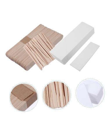 Buy Beavorty 800pcs Disposable Beauty Bar Spatula - Flat Head Stencil Tool Natural Birch Wax Applicators - Ideal for Beauty Treatments & Spa Supplies - Buy Online on SooperMarket.com