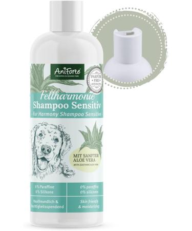 AniForte Fellharmonie Dog Shampoo Sensitive with Aloe Vera 200ml - Gentle Care for Sensitive Dogs Easy-Combing Fur Dye & Perfume-Free - Buy Online on SooperMarket.com