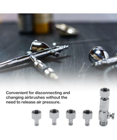 Yolispa Disconnect Adapter Airbrush Horse Quick Connecter Set 1/8'' Fittings Part with 4 Fittings2 Disconnect Adapter Brush Fitting Airbrush Horse Brush Fitting Set Brush Fitting Disconnect Adapt - Buy Online on SooperMarket.com