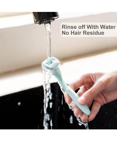 DreamGenius 5-Blade Women's Razors for Sensitive Skin - Includes 1 Handle and 5 Refills - Buy Online on SooperMarket.com