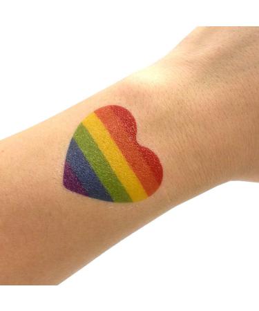 Phogary Pride Merch Gay Rainbow Stickers (60pcs 6 Designs) Pride Accessories Waterproof Body Paints Decals for Pride Day Parade Event LGBTQ+ - Buy Online on SooperMarket.com