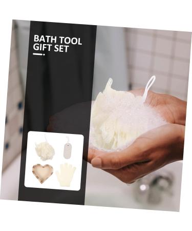 Buy 1 Set Bath Shower Loofah Pouf for Kids - Exfoliating Cleaning Gloves & Sponge Kits - Perfect Foot Care & Skincare Products - Buy Online on SooperMarket.com