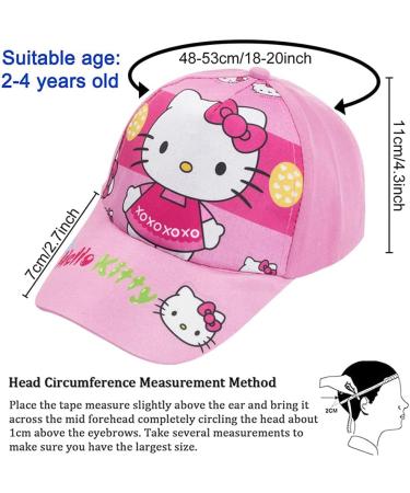 Hello Kitty & Minnie Sommerhut - 2 PCS Children's Cartoon Baseball Cap for Sun Protection | Anime Outdoor Sports Hats - Buy Online on SooperMarket.com