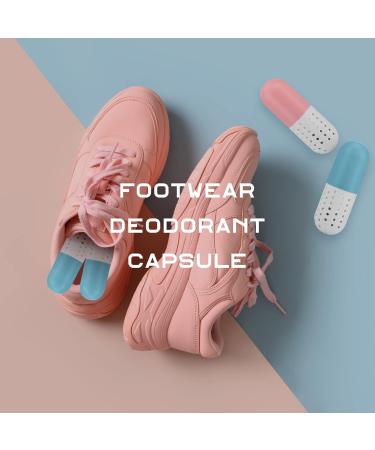 3 Pairs Shoe Fresheners - Reusable Sneaker Deodorizer Balls Capsules for Sports Shoes - Long Lasting & Easy to Use - Pink & Blue - Buy Online on SooperMarket.com