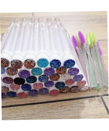 HAPINARY Fake Eye Lashes 10pcs Hollow with Drill Fake Lashes Clear Mascara for Eyelashes Volume Brush Eyelash Woman Mini 11x1.2cm Random Color - Buy Online on SooperMarket.com