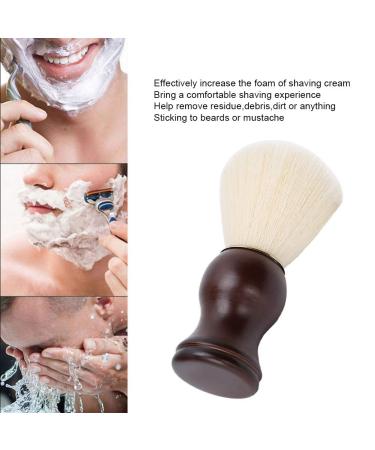 Ankroyu Professional Men's Beard & Shaving Brush - Handmade Wooden Face & Hair Cleaning Tool for Home Salon - Buy Online on SooperMarket.com