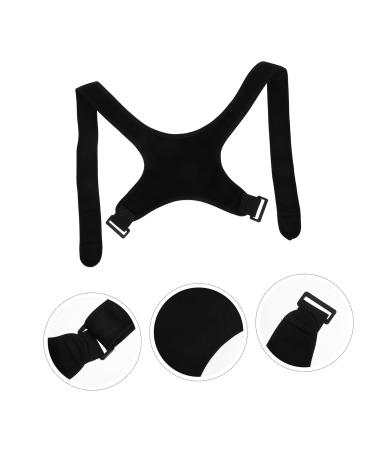 Gatuida Belt Holder Brace Shoulder Rest Straightener Men Women Posture Band Black Polyester - Buy Online on SooperMarket.com