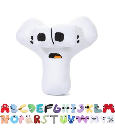 EAQ Alphabet Lore Plush Stuffed Dolls for Children and Adults Educational Letter Toys Family Christmas Thanksgiving Birthday Easter (Y)