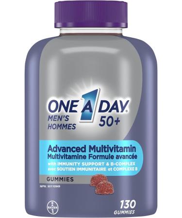 One A Day for Women and Men 50 Plus Multivitamin Gummies- Advanced Multivitamin Gummy with Brain Function & Immunity Support Formulated with Vitamins & Minerals for Women and Men 50+ (2 Pack Bundle 260 Count Total) - Buy Online on SooperMarket.com