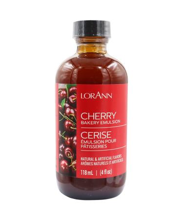 LorAnn Cherry Bakery Emulsion, 4 ounce bottle