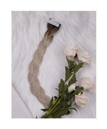 Buy Laavoo Real Hair Tape Extensions - 60cm Virgin Blond Ombre Balayage & Seamless 5pcs | Premium Quality #9A/10.5g - Buy Online on SooperMarket.com